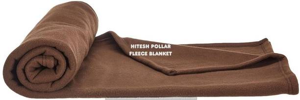 AN Poller Floral Single Fleece Blanket for  Mild Winter