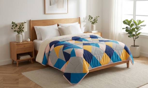 Floating Dreams Printed Double AC Blanket for  AC Room