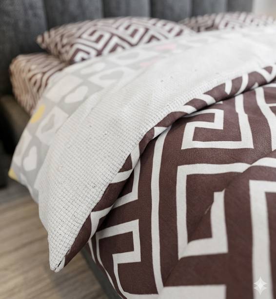 MAAUMRA Floral Single Comforter for  All Season