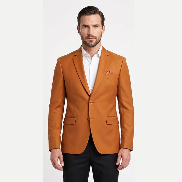 BLAZER WORLD Solid Single Breasted Party, Formal, Casual Men Blazer
