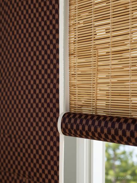 Aangad Roller Blind Hand Drawn In Window
