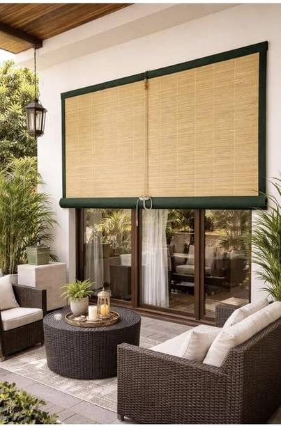 Bambooaura Roller Blind Hand Drawn On Ceiling