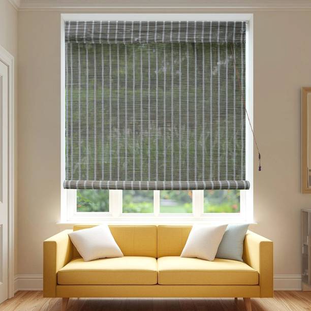 RK DECOR Roller Blind Cord Drawn On Window