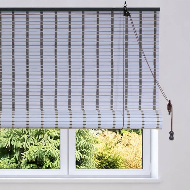 RK DECOR Roller Blind Cord Drawn On Window