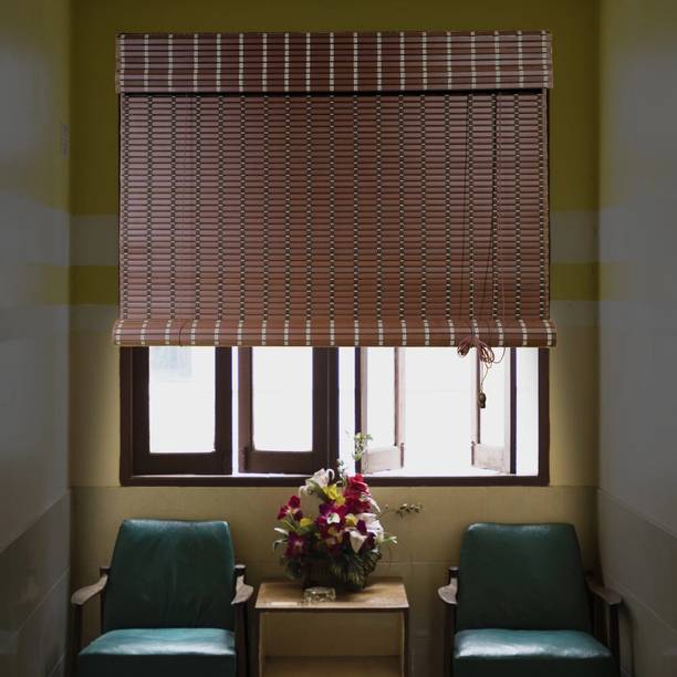 RK DECOR Roller Blind Cord Drawn On Window