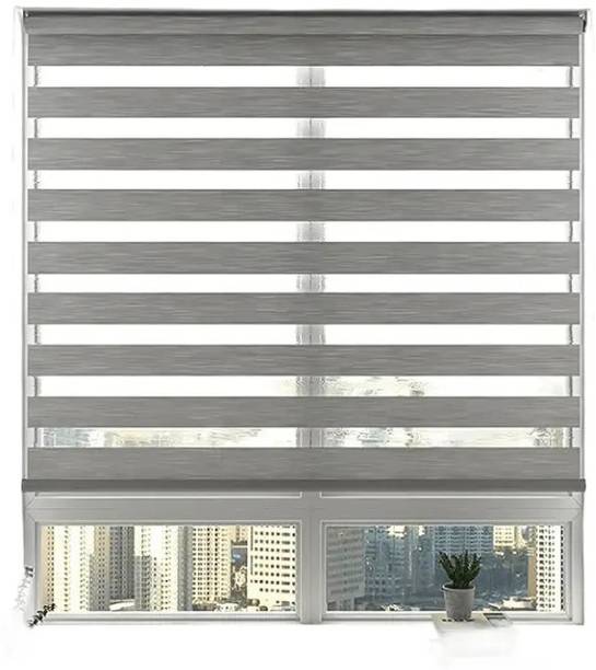 GD GC Roller Blind Cord Drawn In Window
