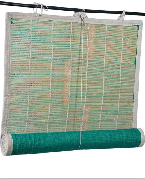 Prem WindowBlinds Hub Roller Blind Cord Drawn On Window