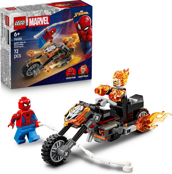 LEGO Marvel SpiderMan vs. Ghost Rider Motorcycle 76335