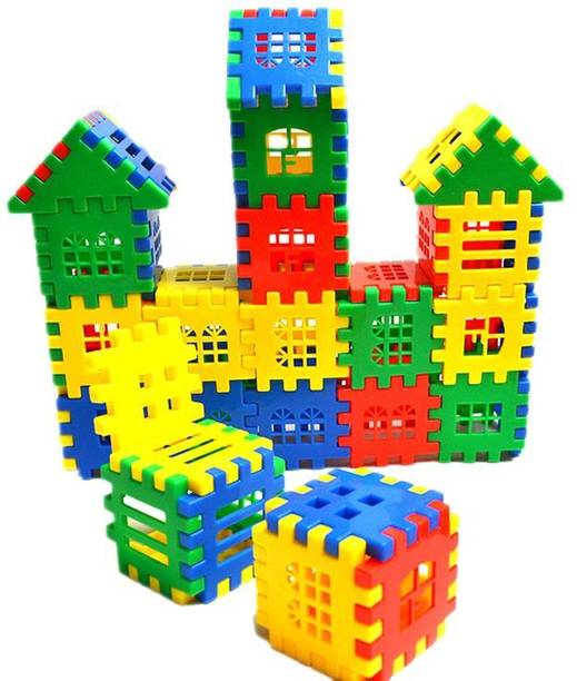 Midhash Happy House Building Blocks, Learning/Educational Puzzle Toy,Best Gift for Kids