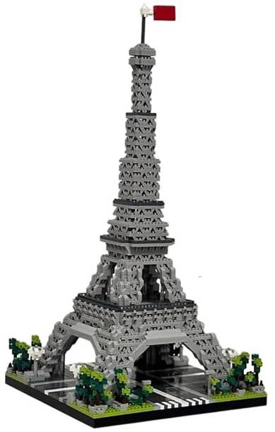 Bestie Toys Building Blocks Architecture Eiffel Tower Micro Mini Block Set World Famous Arc