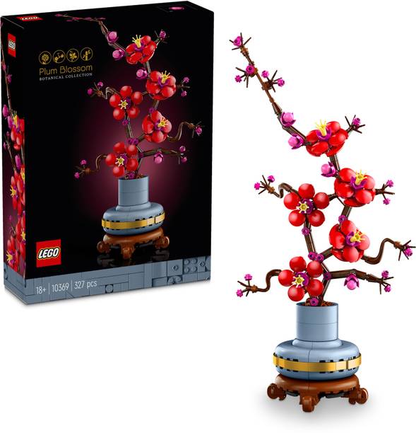 LEGO Icons Plum Blossom Flower Decor Display Set 10369 (327 Pieces)