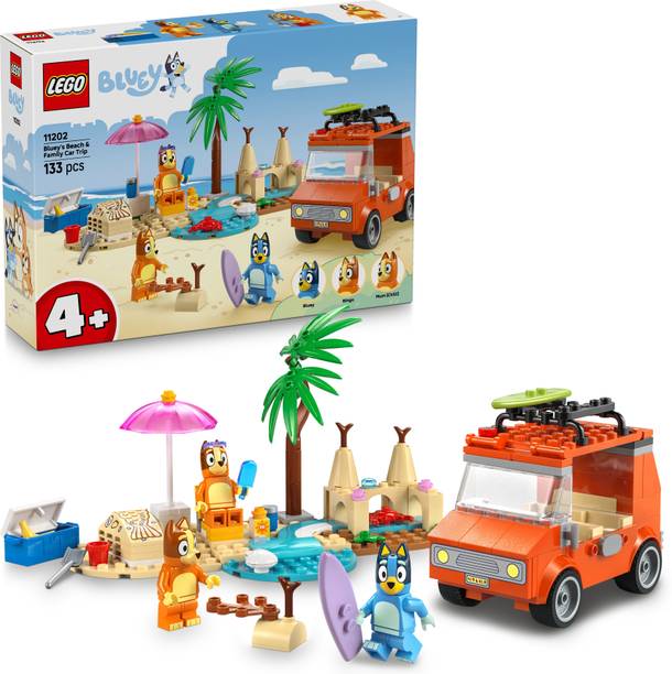 LEGO Bluey’s Beach & Family Car Trip 11202