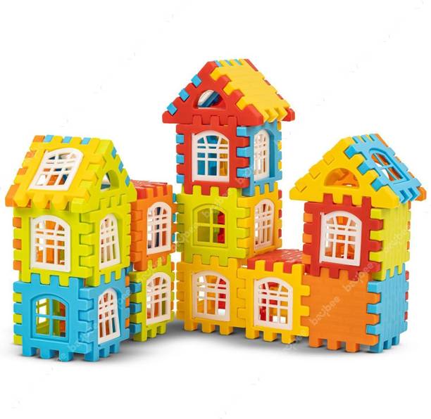 CHANAK Little Architect Plastic Building Blocks, DIY Building Blocks House