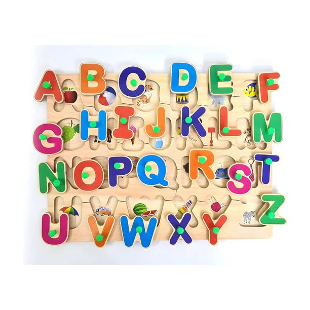 GAMLOID Capital Alphabets Letters Learning Educational Puzzle Toy for Kids