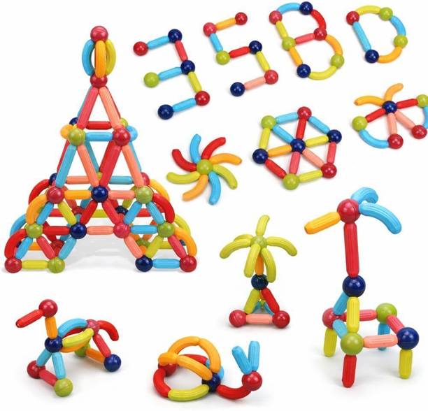 RAD CARTEL Magnetic Sticks 25 Pcs Building Blocks Educational Stem Learning Toy For Kids