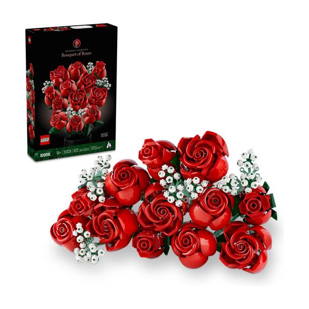 LEGO Icons Botanical Collection - Bouquet of Roses Building Set 10328 ( 822 Pieces)