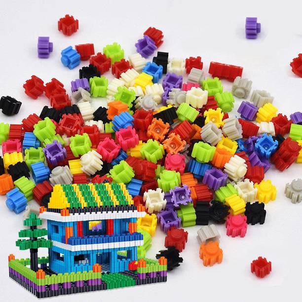 Toys N Smile DIY Interlocking 3D Changeable Building Block Construction Learning Toy for Kids