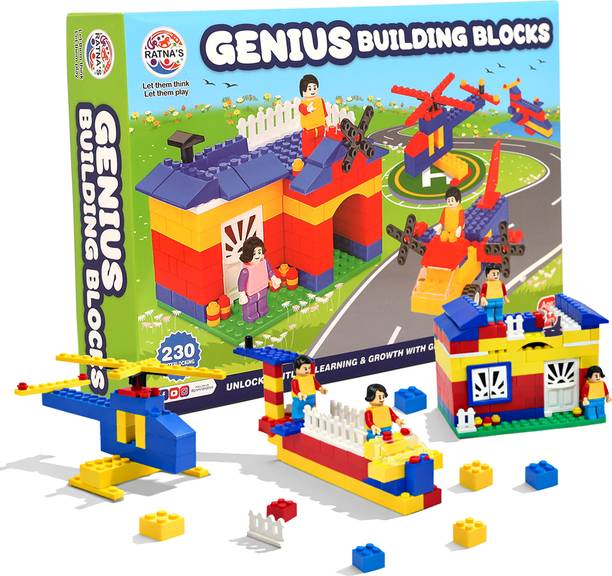 Ratnas Genius Building Blocks (7616) 230 pcs Blocks Game