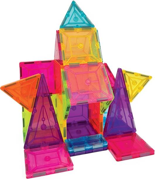 toyden GEL TILES Magplay Classic Solid Color 22 Pcs Magnetic Tiles
