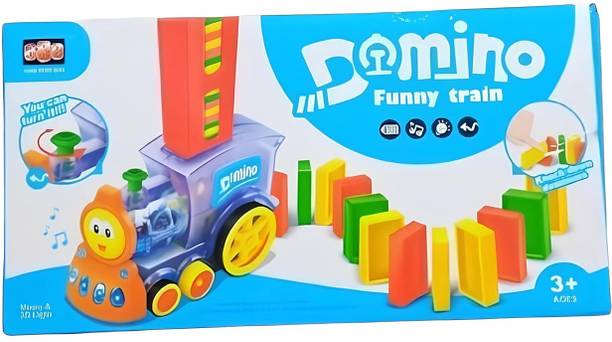 JOUJOU Kids Building Block Toy Train Set With Colorful Block / Educational Building Toy