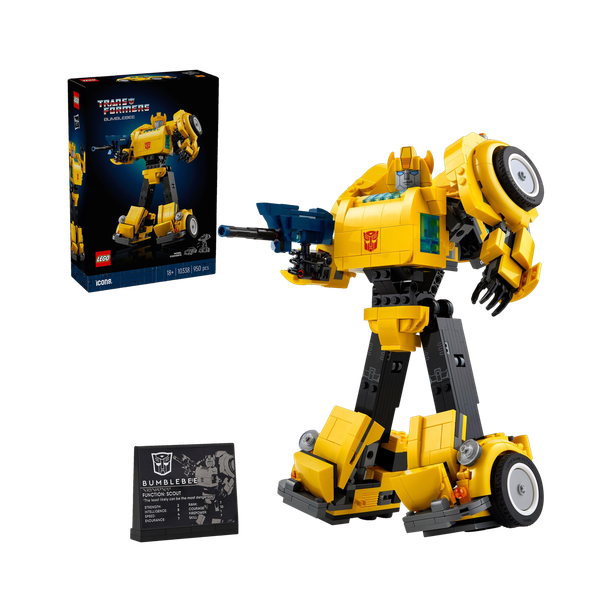 LEGO Icons Transformers Bumblebee Set 10338 (950 Pieces)