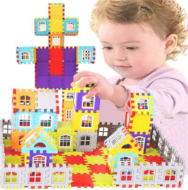 RITSKART My Happy House Learning Educational Non-Toxic Brain Puzzle Blocks Set Kids Gift
