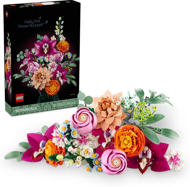 LEGO Pretty Pink Flower Bouquet 10342