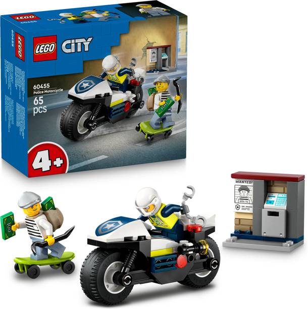 LEGO Police Motorcycle chase 60455