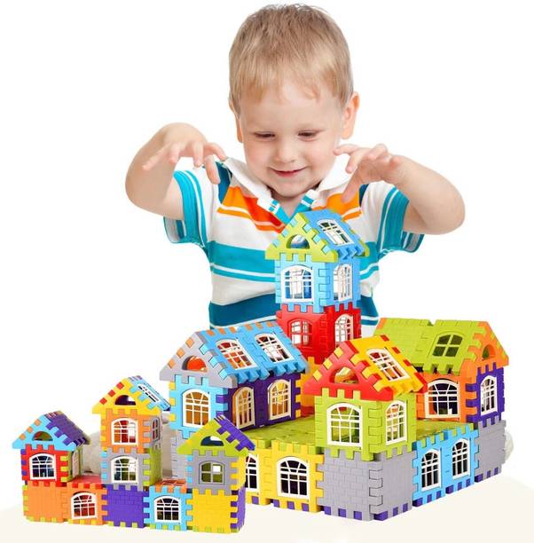 GAMLOID Best Sale Happy House Building Blocks Learning/Educational Puzzle Kids Gift Toy