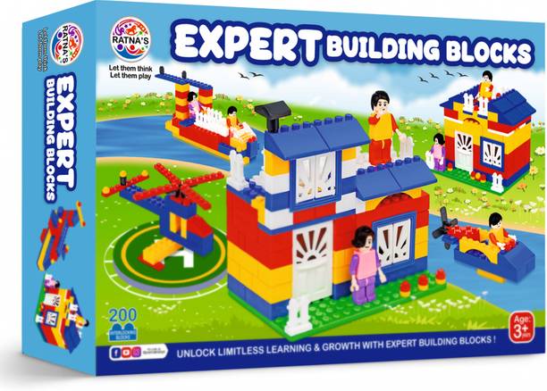 Ratnas Expert Building Blocks (3152) 200 pcs Blocks