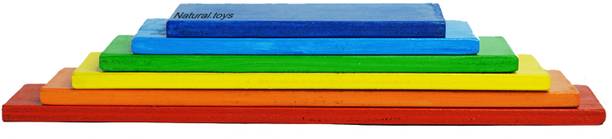 Natural.Toys Premium Quality Wooden Plank 6PC