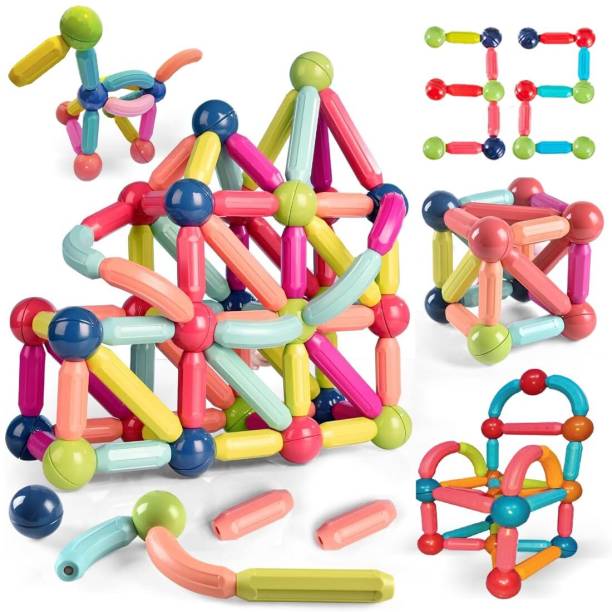 J K INTERNATIONAL Magnetic Sticks Building Blocks for Kids Brain Toys ( 25 pcs )
