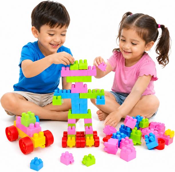 TOYNOVA Educational Building Blocks Toy Set 35+ Pieces - Model BB35-001