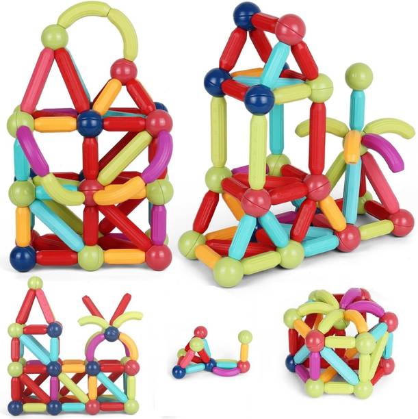 Learn With Fun Magnetic Stick Blocks for Boys Girls Kids 25 Pcs