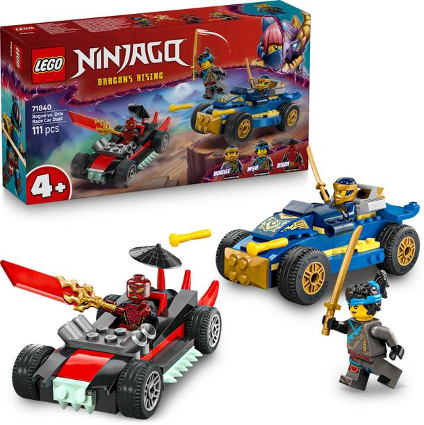 LEGO Rogue vs. Drix Race Car Duel 71840