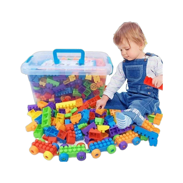 ARIZON DIY Plastic Building Blocks for Kids 100+ pcs