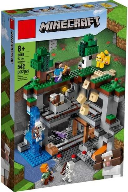TMA ENTERPRISE Minecraft Adventure Building Set Construction Toy with Figures & Accessories