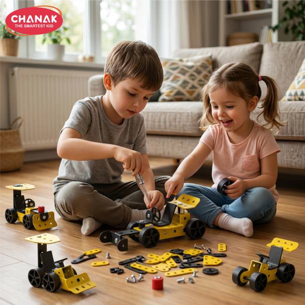 CHANAK Mechatrix 5 Realistic Construction Vehicle Building Kit 23 Pcs for Kids