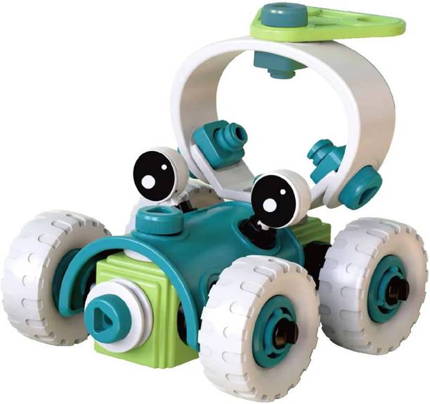 cktech Stem Educational DIY Puzzle Toys Building Blocks Vehicle Model Puzzle