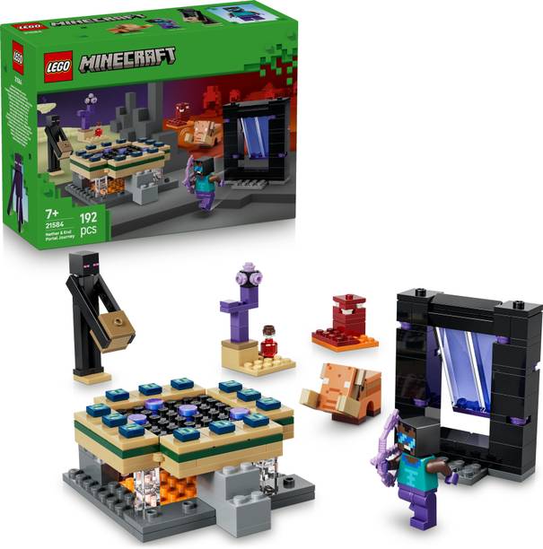 LEGO Nether & End Portal Journey 21584