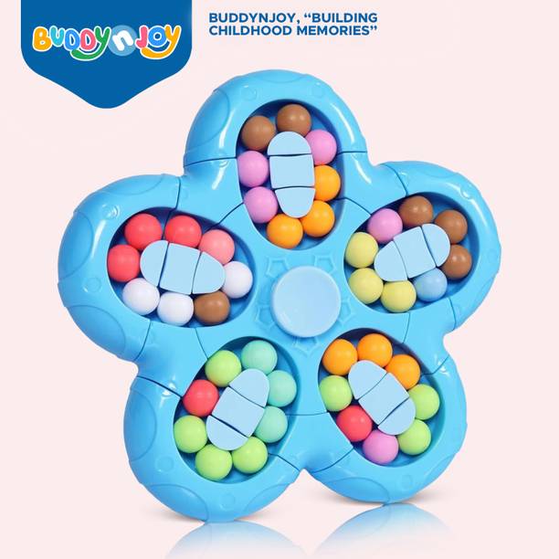 Buddynjoy Magic Bean Rotating Flower for Relieving Stress, Anxiety for Kids & Adults