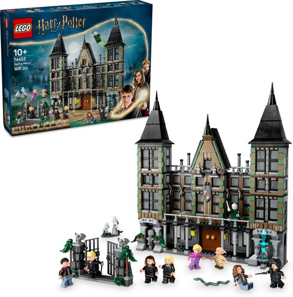 LEGO Harry Potter Malfoy Manor, Wizard Toy Building Set 76453 (1601 Blocks)