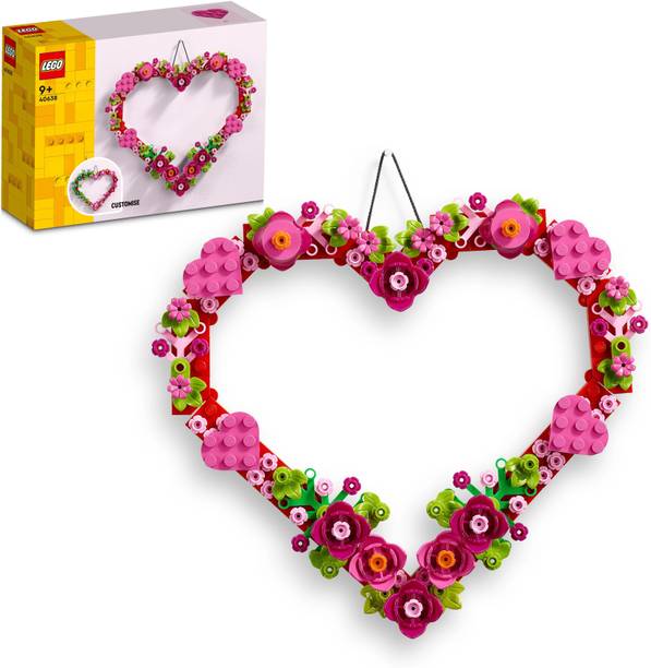 LEGO Heart Ornament Home Decor 40638 building blocks toys for 9+