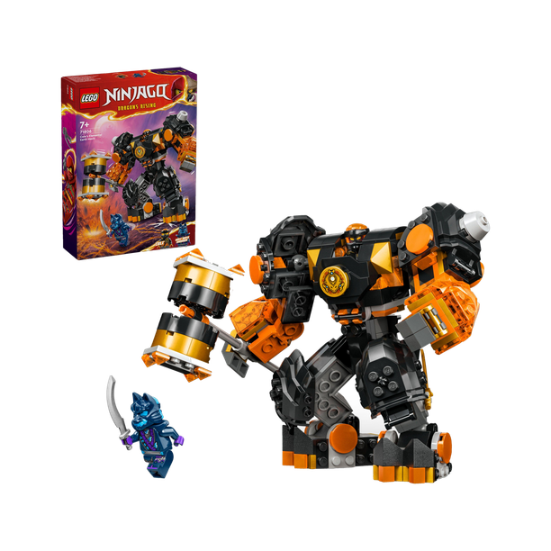 LEGO NINJAGO Cole's Elemental Earth Mech Toy 71806 ( 235 Pieces)
