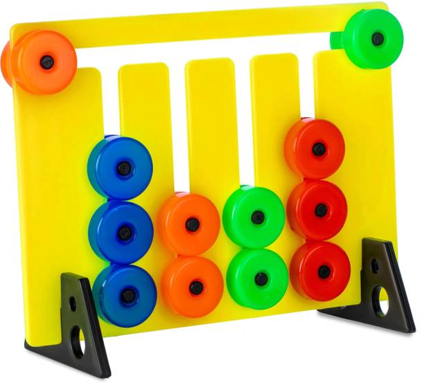 Sotnof Montessori Sliding Puzzle Fun Logic Game for Kids