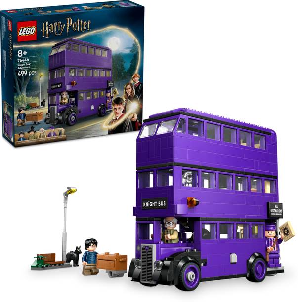 LEGO Harry Potter Knight Bus Adventure, Magic Vehicle Toy 76446 (499 Blocks)