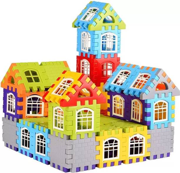 GAMLOID Happy House Building Blocks Learning/Educational Puzzle Toy Best Gift for Kids