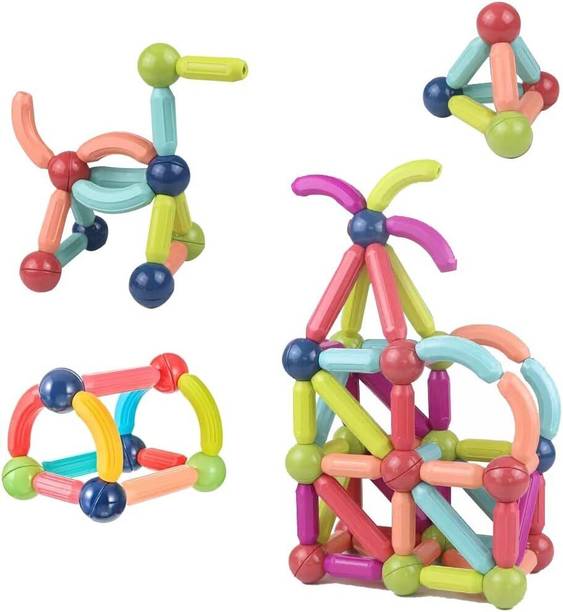 Learn With Fun Magnetic Sticks Building Blocks for Kids Brain Toys 25 Pcs