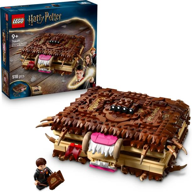 लेगो Harry Potter Chomping Monster Book of Monsters, Wizard Toy 76449