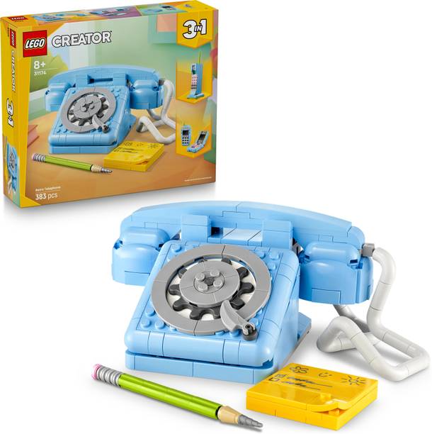 LEGO Creator 3in1 Retro Telephone Nostalgic and Vintage Toy Phones 31174